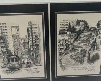Vintage San Francisco Postcard Prints Don Davey Lot