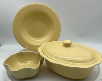 Gail Pittman Hospitality, Collection Covered Casserole And Bowls, Better Yellow