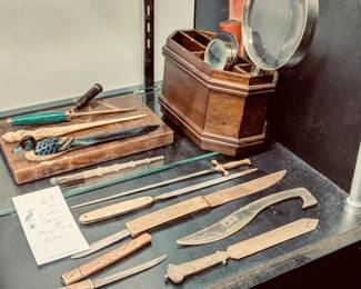 Lot #69: Collection of Antique and Vintage Magnifying Glasses and Letter Openers