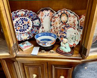 Lot #58: Vintage, Antique and Contemporary Imari, plus Imari Style by Tiffany & Co.