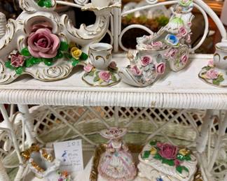 Lot 101: "Pretty Lil' Things, Occupied Japan Porcelain Shoes and more