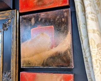 Lot #99: Series 4-6 of Steve Fischer Original Oil on Canvas Tryptch