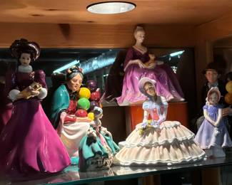 Lot #134: Collection of Vintage Marked Royal Doulton Figurines