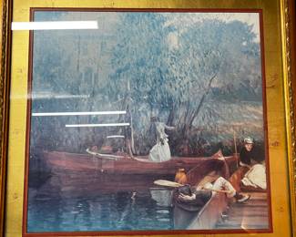 Lot #132: Adrift, Beautifully Framed Print