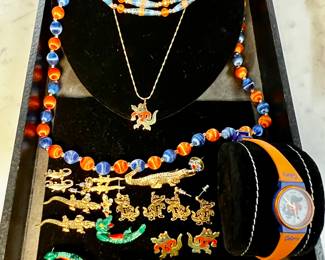Lot #65: Florida Gators Costume Jewelry