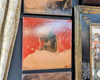 Lot #98: Series 1-3 of Steve Fischer Original Oil on Canvas Tryptch