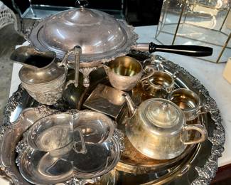 Lot #124: Silver Plate