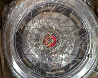 DELUXE CHROME PLATED WHEEL COVERS SET OF 4