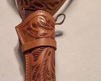 Leather holster and belt