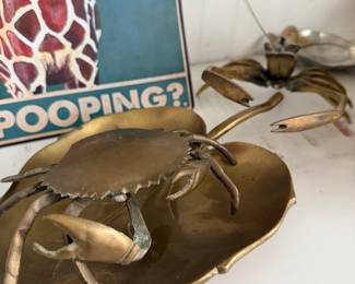 Brass Crab & Lobster