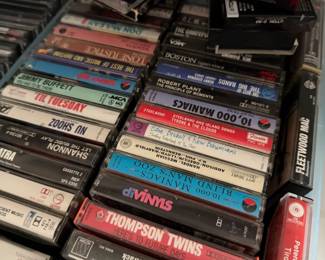 Tons of CD's & Cassette Tapes 