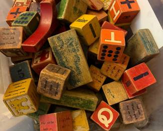 Vintage Woodblock Toys