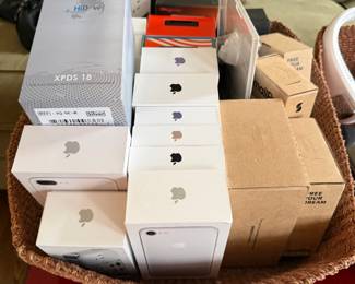 Tons of Apple iPhone Boxes