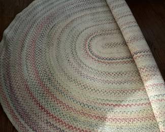 Braided Rug,  Large, Condition "Used"