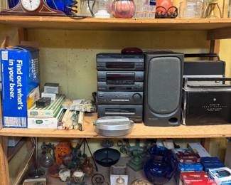 Miscellaneous Basement Items,  Lightbulbs, Kitchware, Tools