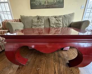 Lacquered Coffee Table 