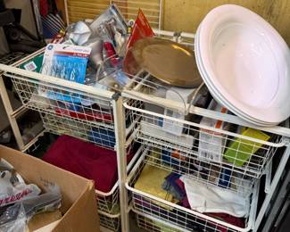 Miscellaneous Basement Items,  Lightbulbs, Kitchware, Tools