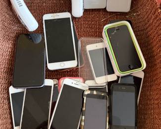 A Pile of Old iPhones