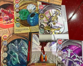 BAKUGAN  River Styx Playing Cards