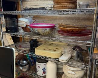 Miscellaneous Basement Items,  Lightbulbs, Kitchware, Tools