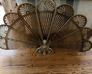 Vintage Fireplace Screen