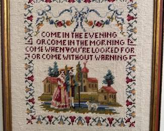 Framed Needlepoint 