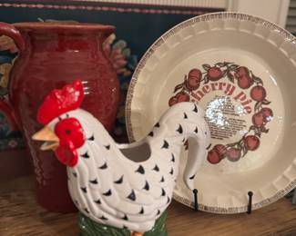 Ceramic Chickens and roosters