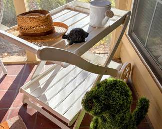 White Rolling Beverage Cart