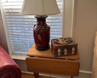 Vintage drop leaf side table