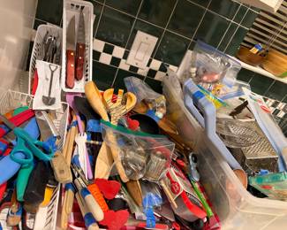 Totes and totes of kitchen gadgets