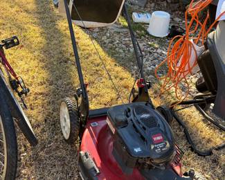 Toro Push Mower, briggs & Stratton mower with bag