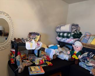 Vintage bedding and Quilts