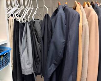 Men’s suits and slacks
