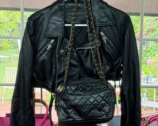 Chrome Hearts Jacket - Size:  Medium  --  Vintage Chanel Purse