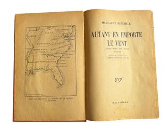 GONE WITH THE WIND 1939 FRENCH FIRST EDITION IN LEATHER