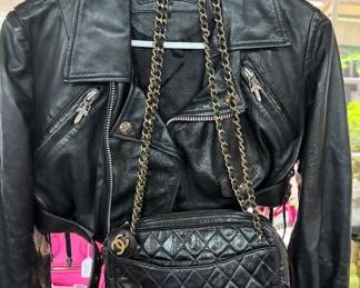 Chrome Hearts Jacket - Size:  Medium  --  Vintage Chanel Purse