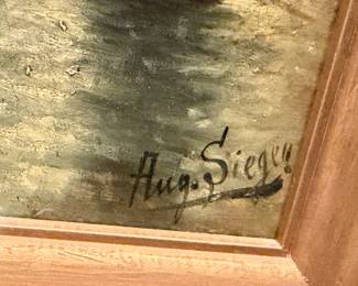 August von Siegen was a German Veduta painter who was active in Munich and Vienna.  1850 - 1920