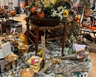 Some more, Floral arrangements, Pheasant, Quail pieces. 