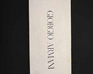 Giorgio Armani Paisley Pattern Silk Cummerbund and Bow Tie Set