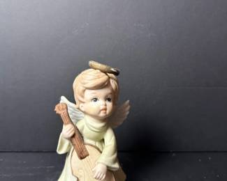 Lefton The Christopher Collection Porcelain Angel Figurine with Violin