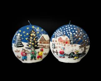 Christmas Candles (Set of 2)