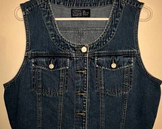 Old Navy Womens Denim Vest