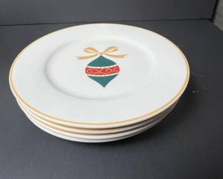 Gibson Housewares Ornaments Riviera or Van Beers Christmas Plates second image