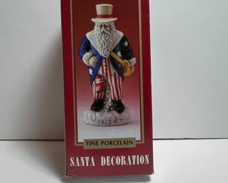 Memories of Santa Collection 1912 Uncle Sam Santa Decoration