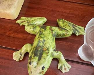 Ceramic Frog Figurine
