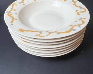 Retroneu Winter Nights Stoneware Soup Bowls second image