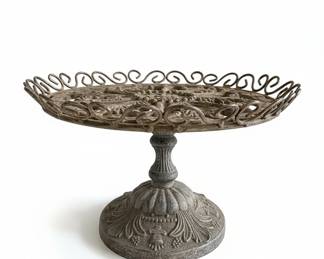 Robert Emig Cast Iron Mythology Pedestal Bowl