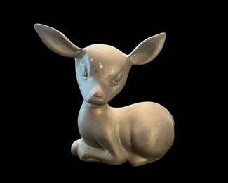 Vintage Brass Deer Figurine