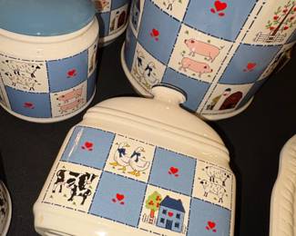 Farmhouse Animal Ceramic Kitchenware Set second image