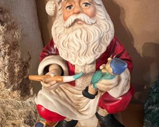 Melody in Motion Animated Santa Claus Figurine